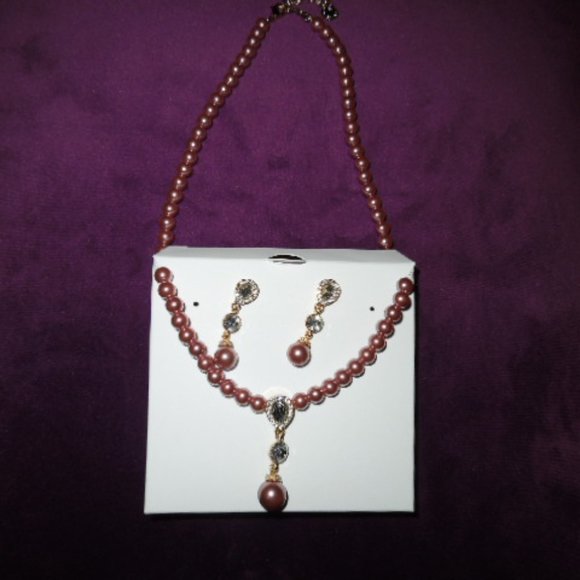 NIB Charter Club Necklace & Earring Set - Picture 3 of 10